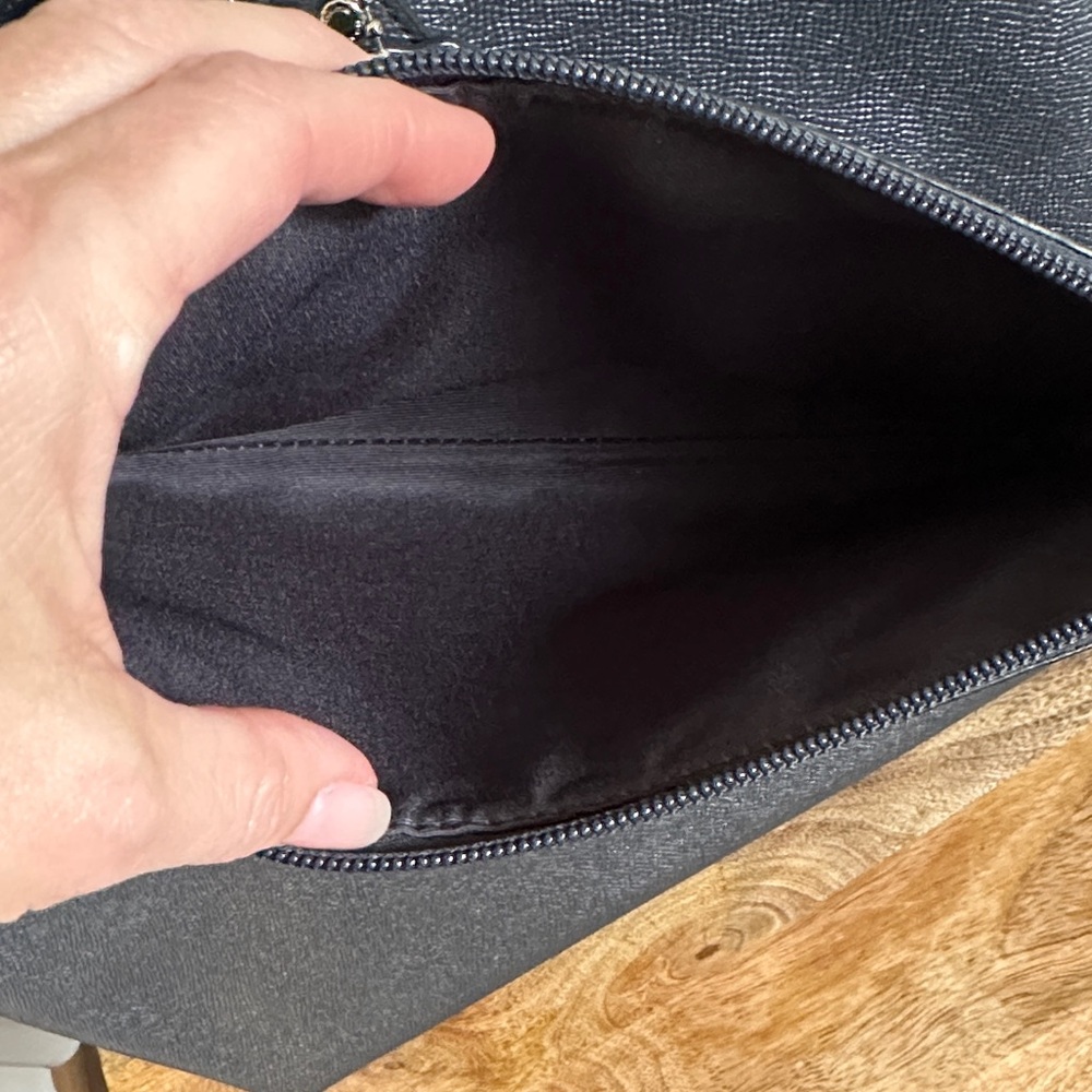 Coach Reversible Charcoal Navy Gray Tote Bag - Picture 3 of 7